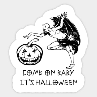 Hallween Pumpkin Sticker